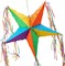 Rainbow Star Piñata Foldable Pinata Festive Star Pinatas for Cinco De Mayo, Mexican Taco Party, Fiestas Party, Kids Adults Birthday Party, Anniversary, Baby Shower Decorations